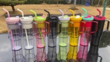 24 Pack 40oz Plastic Large Capacity Plastic Cup for Outdoor Sports_GGblanks