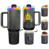 20 Pack GGblanks 2 in 1 40oz Quencher Tumbler with Snack Storage Compartment white for Sublimation& white Black Powder Rainbow Plated Tumblers for Laser Engraving_GGblanks