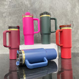 20 Pack 30oz H2.0 Mirror Gold Plated 7 Colors Red Blue Dark Green Black White Pink Quencher Tumblers_GGblanks