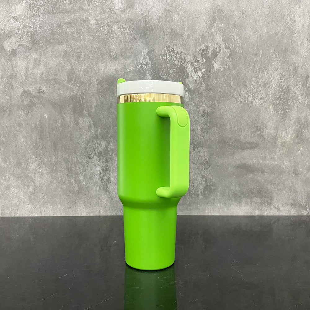 20 Pack Mirror Gold Plated Christmas Green Powder Coated H2.0 30oz 40oz Tumblers with Grinch Laser_GGblanks