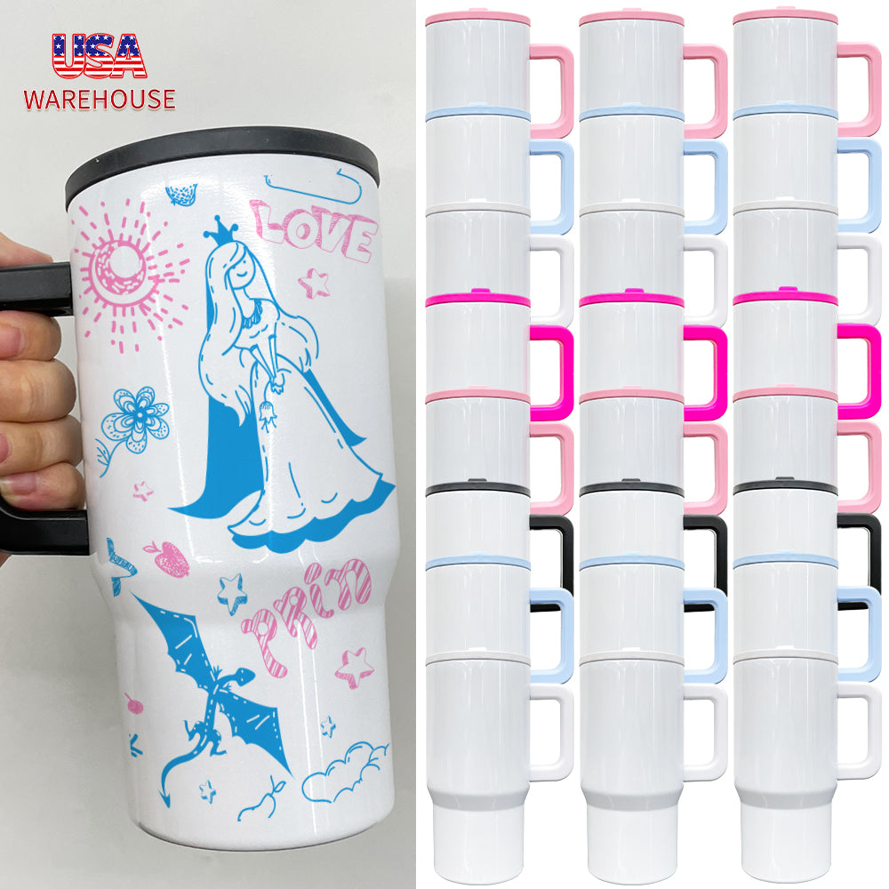 25 Pack Blank Sublimation 20oz Tumbler with Leakproof Straw Lids_GGblanks