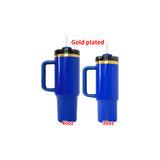 China RTS_30oz 40oz H2.0 Deco-Collection-style powder coating Gold & Copper plated Tumblers 25pcs 30GLODCOPPERB_GGblanks