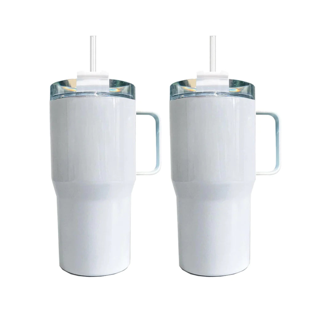 China RTS_20oz White Sublimation Handle Tumbler Kids/Student Tumblers_GGblanks
