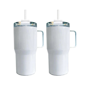 China RTS_20oz White Sublimation Handle Tumbler Kids/Student Tumblers_GGblanks