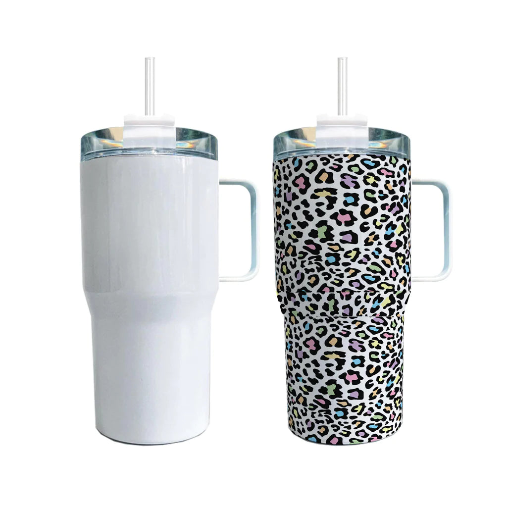 China RTS_20oz White Sublimation Handle Tumbler Kids/Student Tumblers_GGblanks