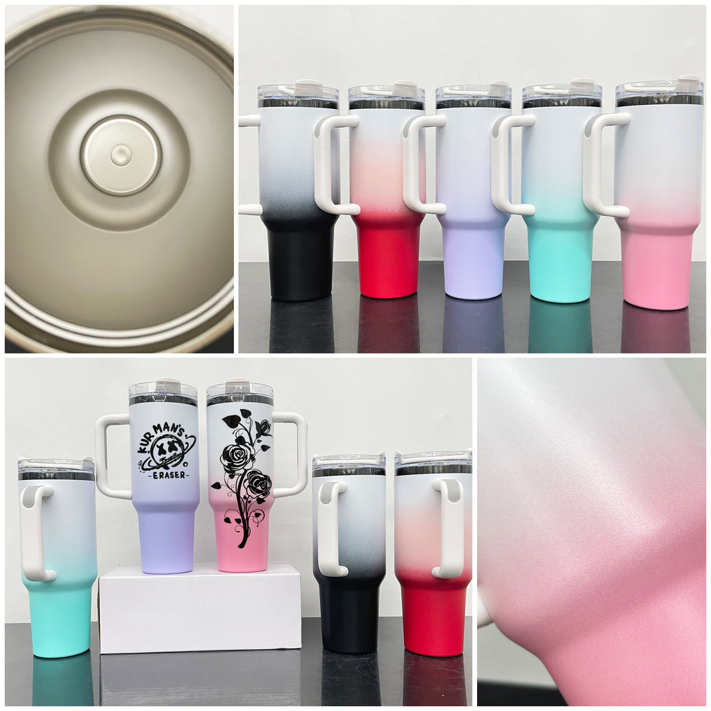 20 Pack GGblanks 40oz Black Plated/Blue Plated/Mirror Black Plated Pink/Ombre Powder Coated/Shimmer Black H2.0 Quencher Tumblers For Laser Engraving_GGblanks