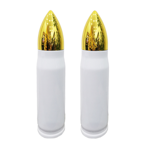 25 Pack 500ml Bullet Tumbler Wholesale Sublimation Blanks Shotgun Shell Stainless Steel Water Bottle_GGblanks