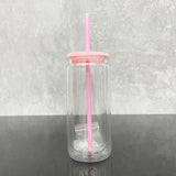 25 Pack 16oz Inner 20oz Outer Pre-Drilled Snow Globe Plastic Can with Colorful PP Lid and Plug_GGblanks