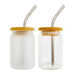 50 Pack 3.5oz Mini Cute Glass Can for Sublimation And Vinyl_GGblanks