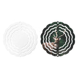 China RTS_Newly Design 4 Inch Wind Chimes Custom Metal Wind Spinner Blanks Sublimation DIY - GGblanks