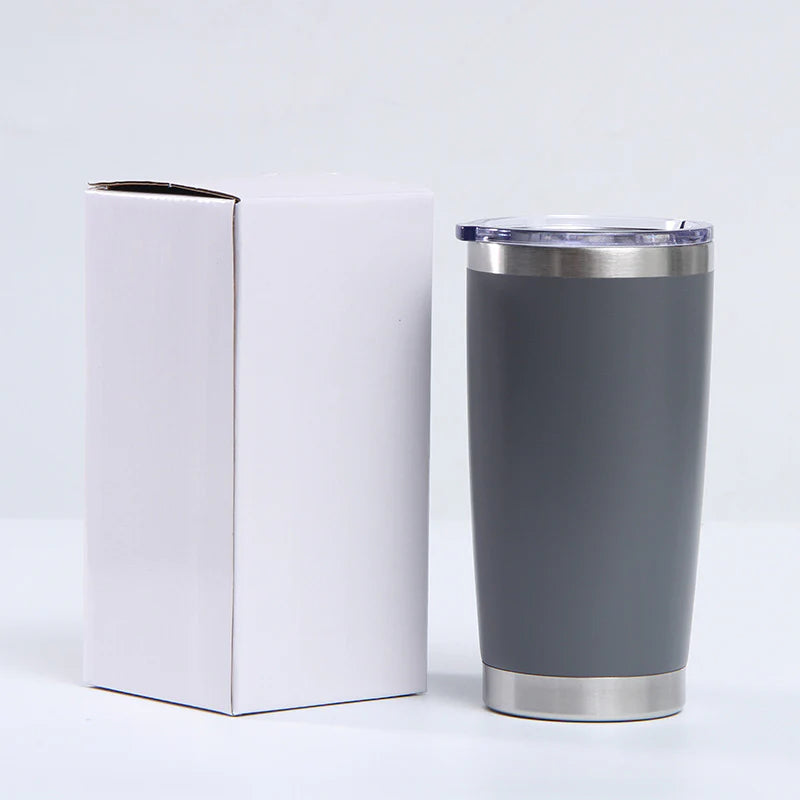 25 Pack China RTS 20oz Car Cups Silver plated Yeti-style powder coated vacuum insulated stainless steel mugs_GGblanks