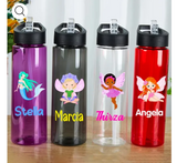 China RTS_25oz Kids Water Bottles Blank Plastic Bottles for Students for Wraps 50pcs/case_GGblanks
