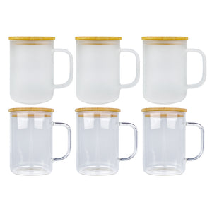 25 Pack Mutiful Size 9oz/11oz/12oz/15oz/17oz/20oz Glass Jelly Macaron Mugs Blank Sublimation or Snow Globe_GGblanks