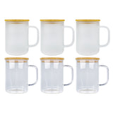 25 Pack Mutiful Size 9oz/11oz/12oz/15oz/17oz/20oz Glass Jelly Macaron Mugs Blank Sublimation or Snow Globe_GGblanks
