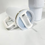 20 Pack 25 Pack 30oz/40oz H2.0 Blank Sublimation White Glossy Travel Tumbler with Handle_GGblanks