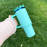 20 Pack Blue Underneath 40oz H2.0 Tumblers Blue Plated White Red Gradient Pink Blue White Black Thermos Cup for Laser Engraving_GGblanks