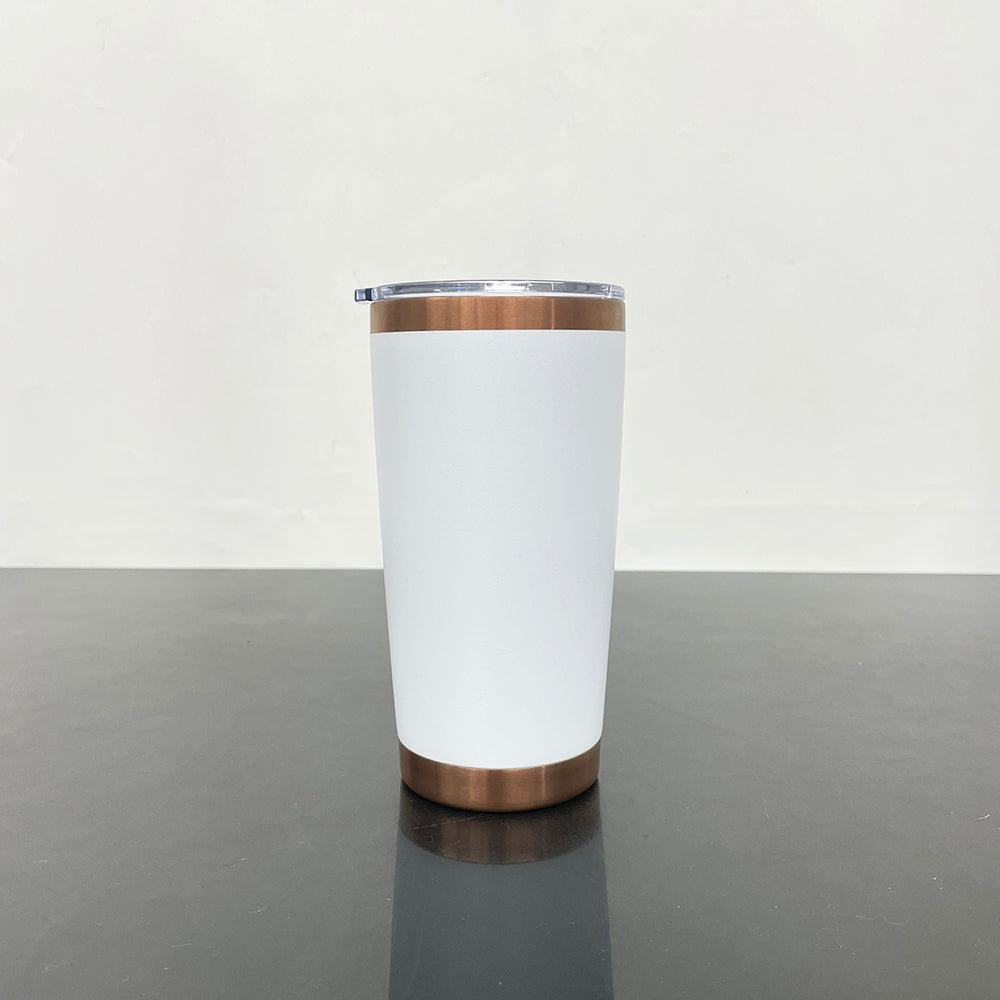 25 Pack 20oz Copper Plated Underneath Powder Coated Stainless Steel Tumbler with Magnetic Lid_GGblanks