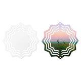 China RTS_Newly Design 4 Inch Wind Chimes Custom Metal Wind Spinner Blanks Sublimation DIY - GGblanks