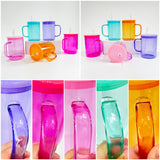 25 Pack Mutiful Size 9oz/11oz/12oz/15oz/17oz/20oz Glass Jelly Macaron Mugs Blank Sublimation or Snow Globe_GGblanks