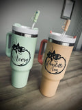 25 Pack H2.0 40oz Blank Sublimation Stanley Dupes Macaron Colors Matte Tumblers_GGblanks