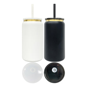 25 Pack 16oz Stainless Steel Cans Gold Plated 13pcs Black 12pcs White Soda Cans_GGblanks