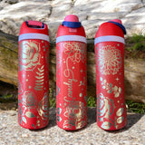 25 Pack 24/32oz Owala Freesip Water Bottle Wholesale Stainless Steel Insulation Sippy Cup_GGblanks