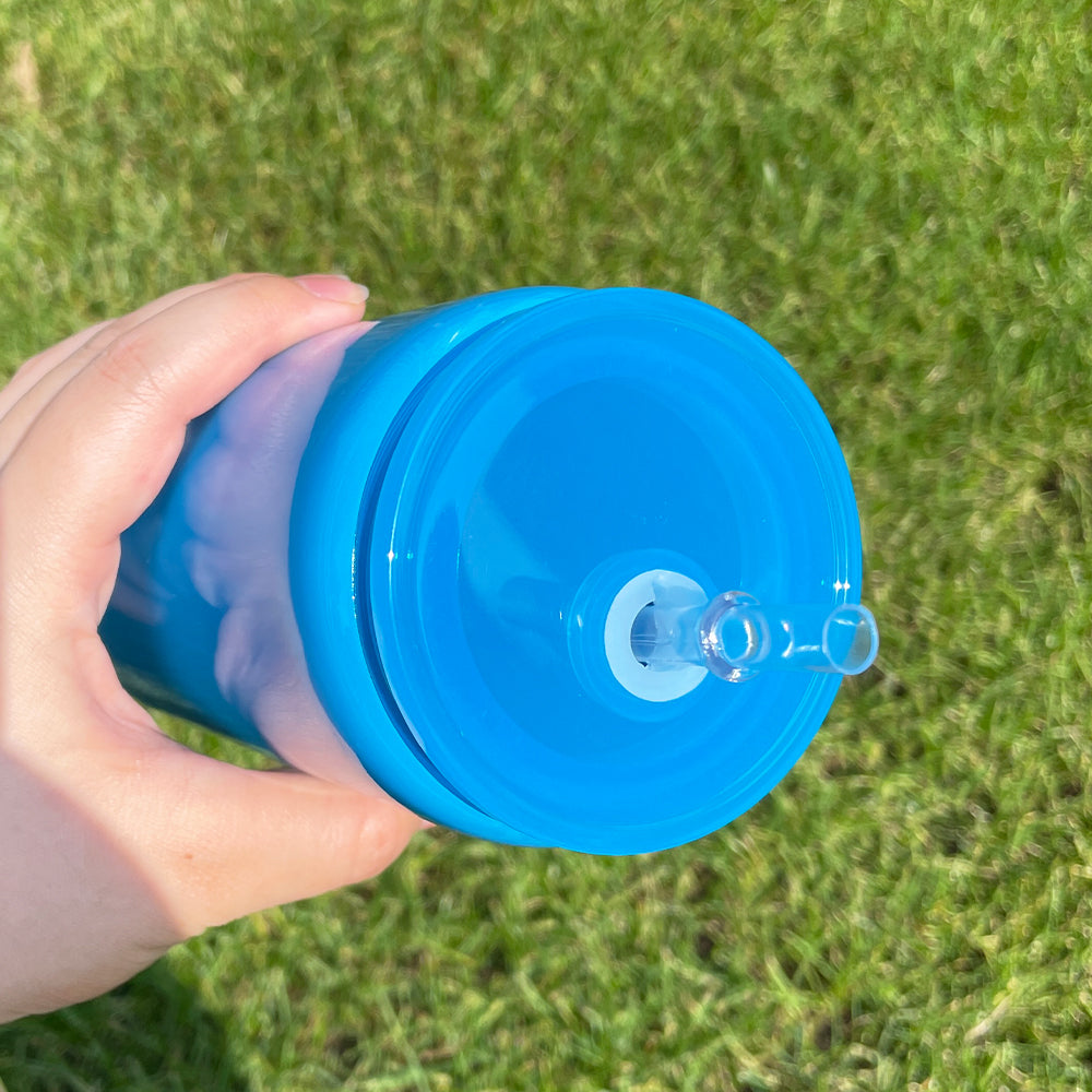 25 Pack 50 Pack 16oz Neon Glass Cans/Plastic 17oz Neon Mugs with Straws and Lids for Uv Dtf Wraps_GGblanks
