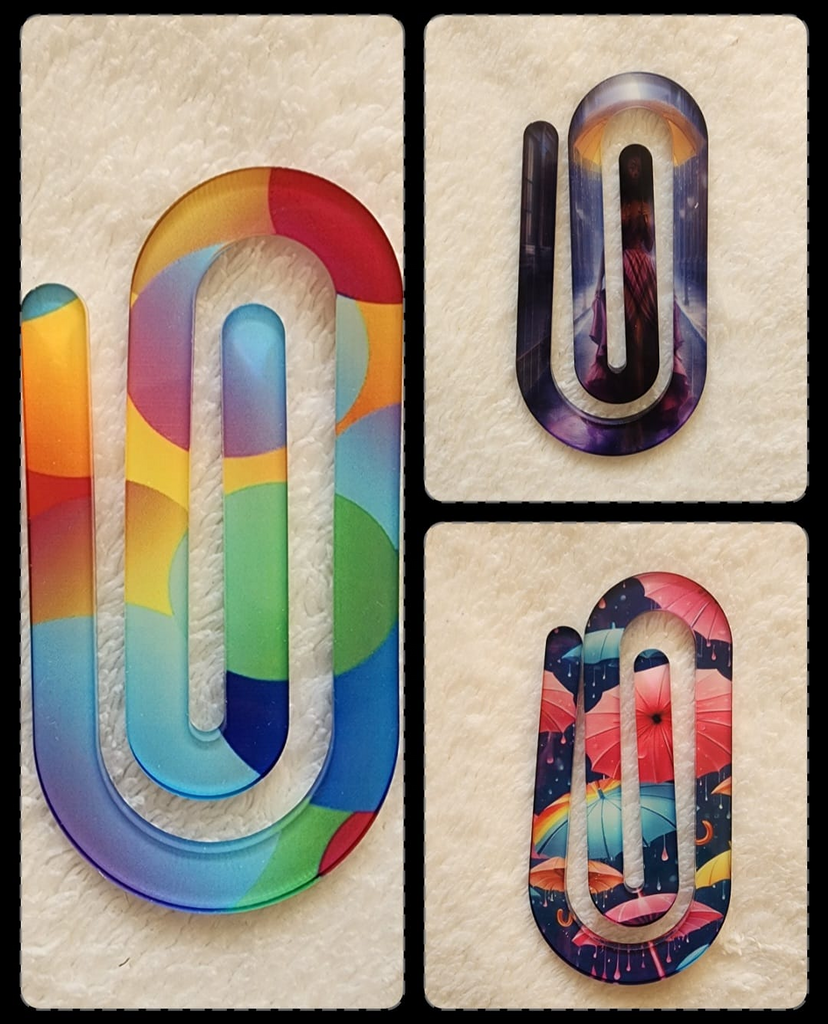 100 Pack China RTS Large Size 100*50*3mm Blank Acrylic Paperclip Folder for Sublimation_GGblanks