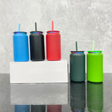 25 Pack 16oz Christmas Stainless Steel Cans Rainbow Plated Black Red Blue Green Soda Cans_GGblanks