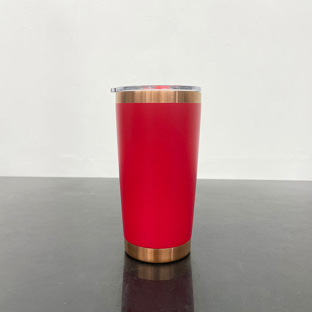 25 Pack 20oz Copper Plated Underneath Powder Coated Stainless Steel Tumbler with Magnetic Lid_GGblanks