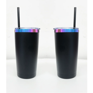 25 Pack 20oz 20 Pack 30oz 40oz Powder Coated H2.0 Purple/Blue Underneath Quencher Tumbler_GGblanks