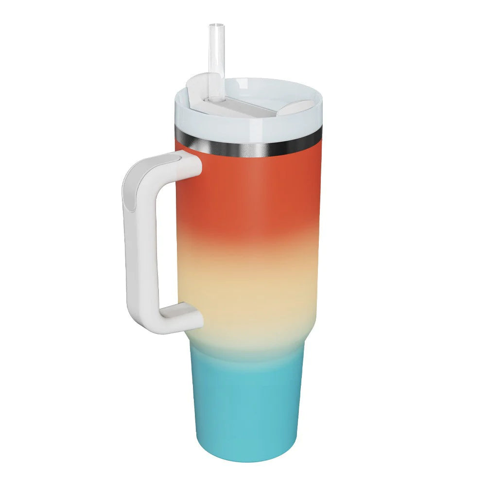 China RTS_40oz h2.0 ombre painted tumblers with handle 40oz quencher tumbler_GGblanks