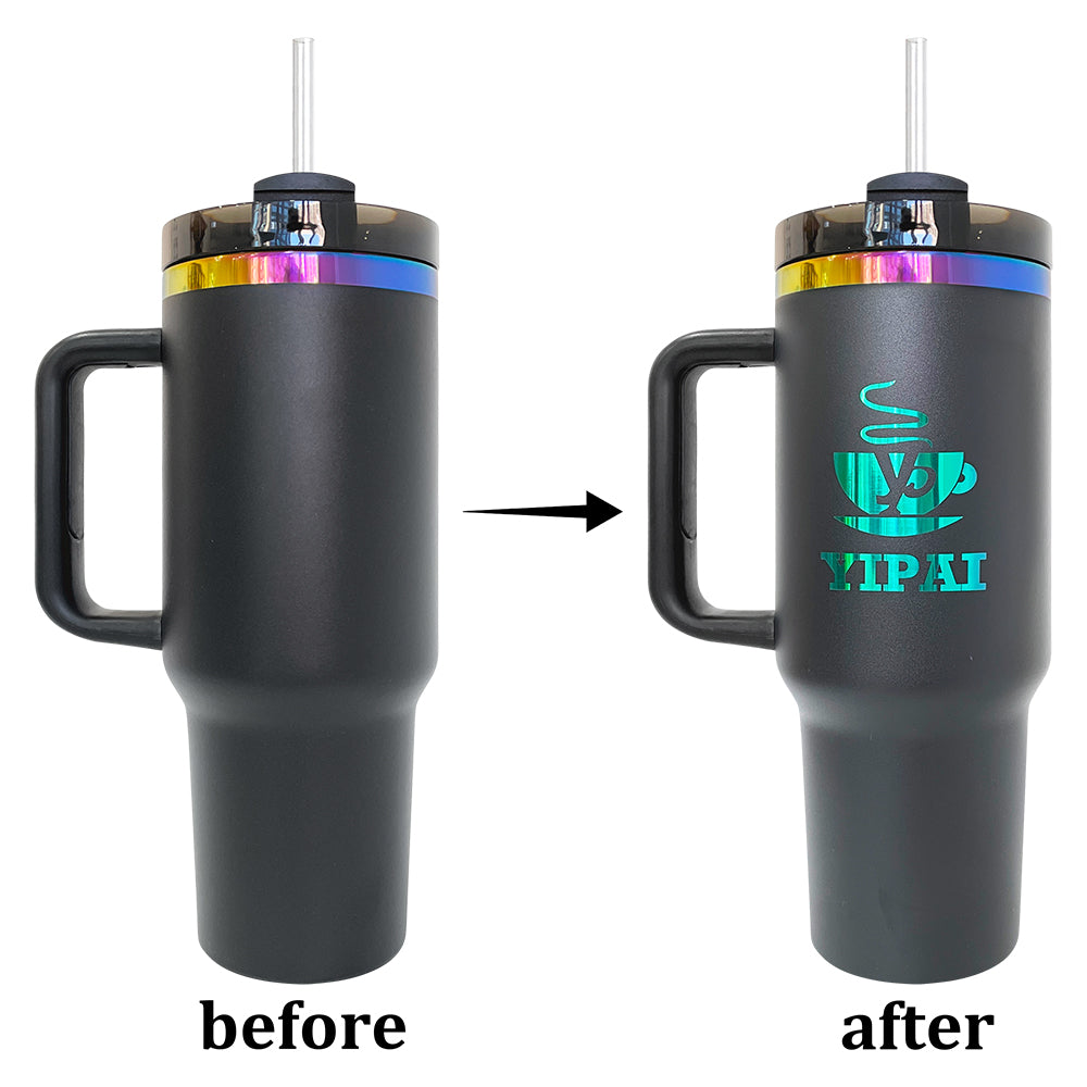20 Pack 30oz H2.0 Rainbow Plated Powder Coated Colorful Quencher Tumbler_GGblanks
