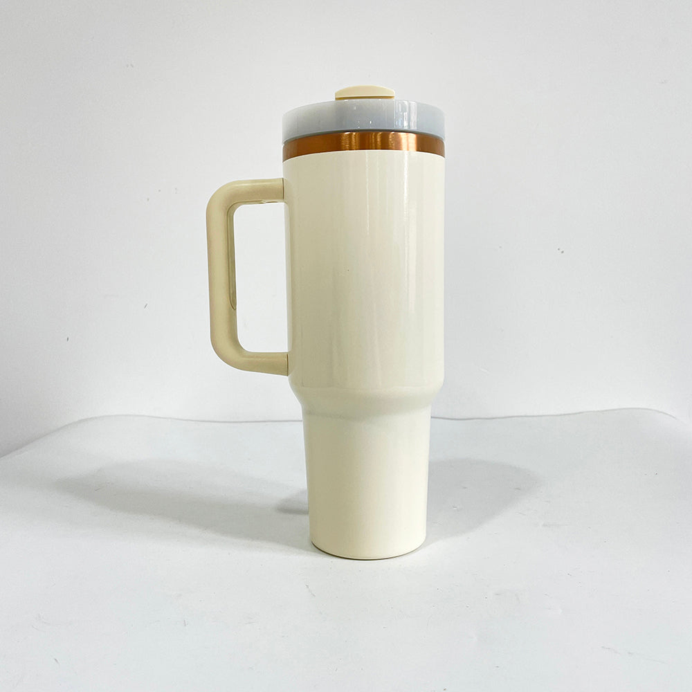 China RTS_30oz 40oz H2.0 Deco-Collection-style powder coating Gold & Copper plated Tumblers 25pcs 30GLODCOPPERB_GGblanks