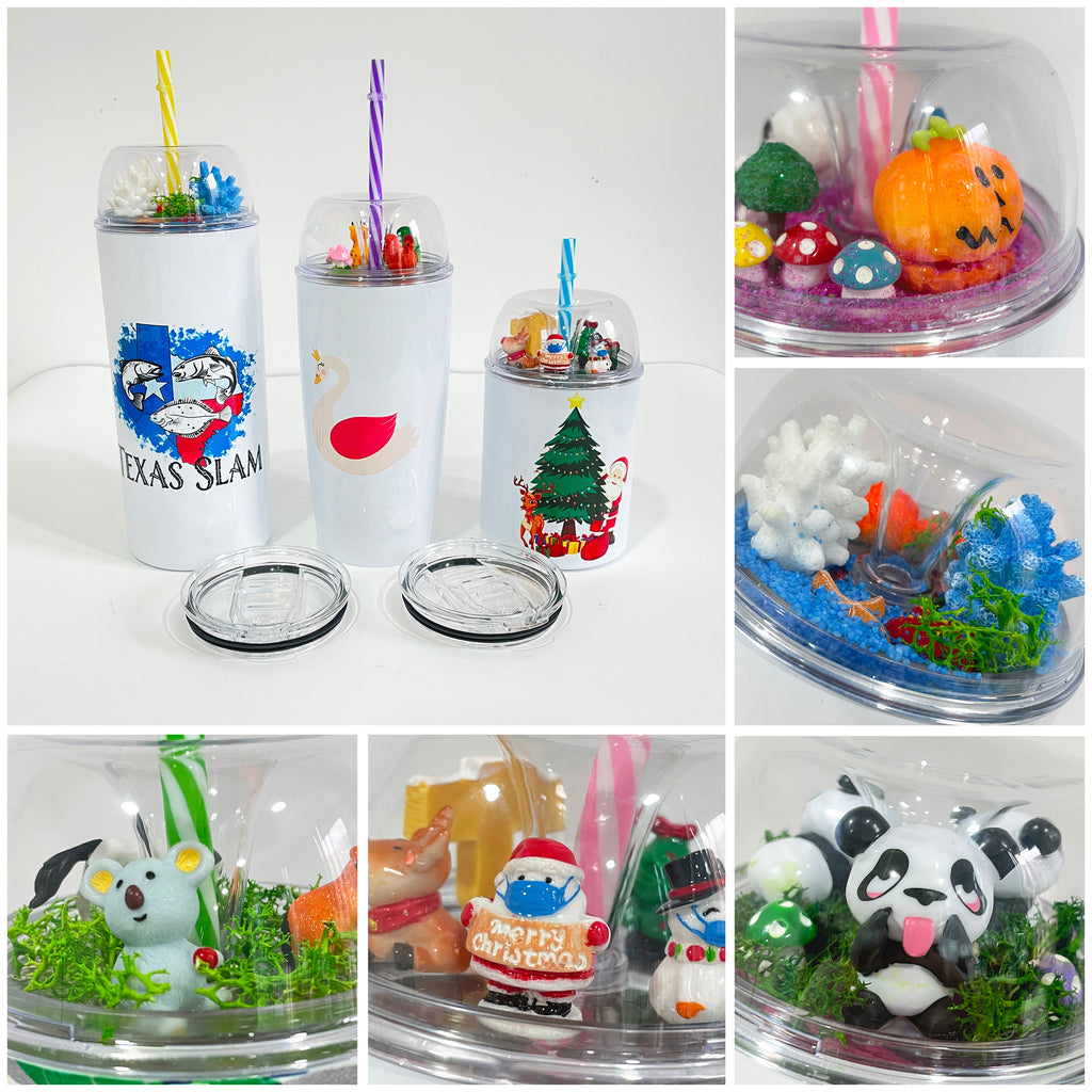 25 Pack 20oz 22oz Sublimation Tumbler With Diy Dome Lid And Slide Lid_GGblanks