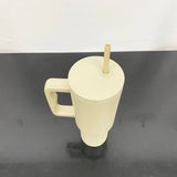 USA Warehouse 40oz Grayish Brown Handled Travel Mug Modern Matte 25pcs_GGblanks