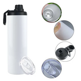 GGblanks 15oz/20oz/25oz/30oz wholesale sublimation skinny straight tumbler sports water bottle with dual lids