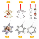 Ship from China 7-10days_Aluminum Christmas Decoration Pendant 5 design mixed 50pcs - GGblanks