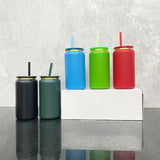 25 Pack 16oz Christmas Stainless Steel Cans Gold Plated Black Red Blue Green Soda Cans_GGblanks