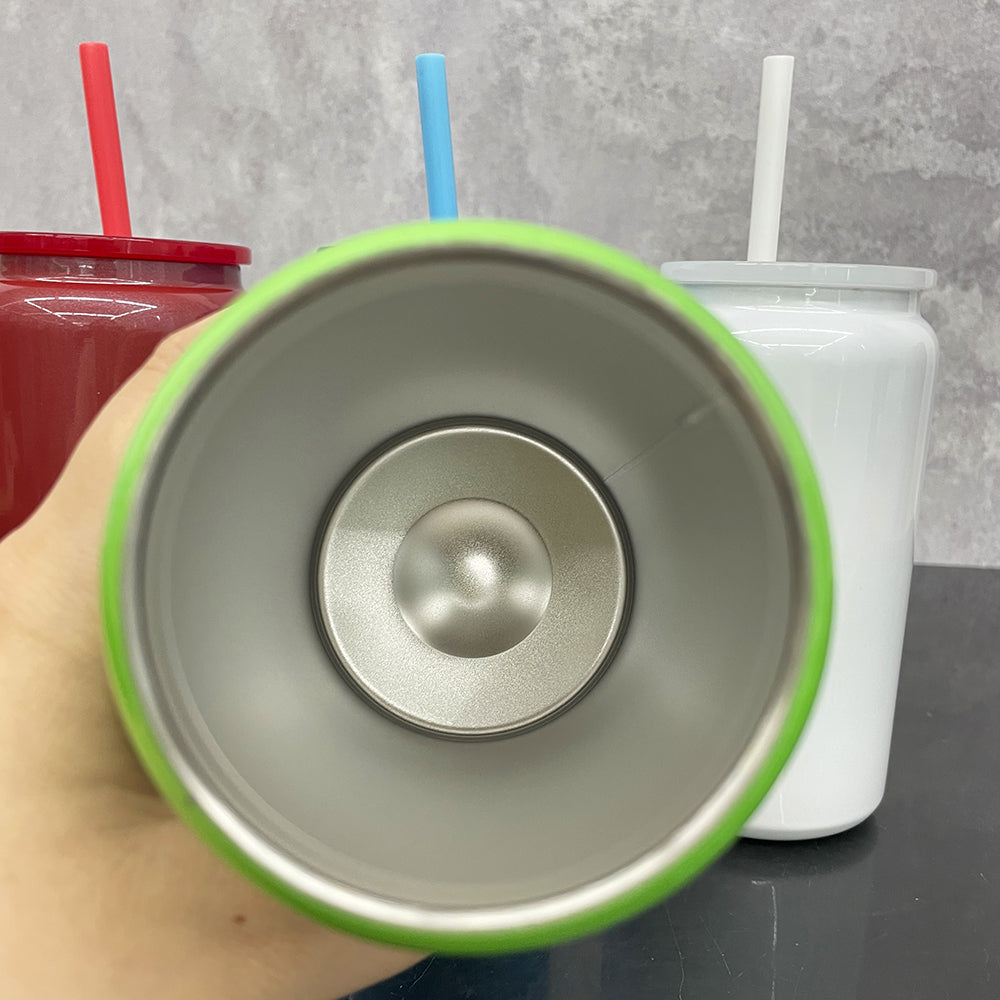 25 Pack USA RTS 16oz Christmas Stainless Steel Cans Blank Sublimation Black Red Blue Green Soda Cans_GGblanks