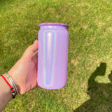 50 Pack 16oz Shimmer Glass Can With Bling Rhinestone Plastic Lids_GGblanks