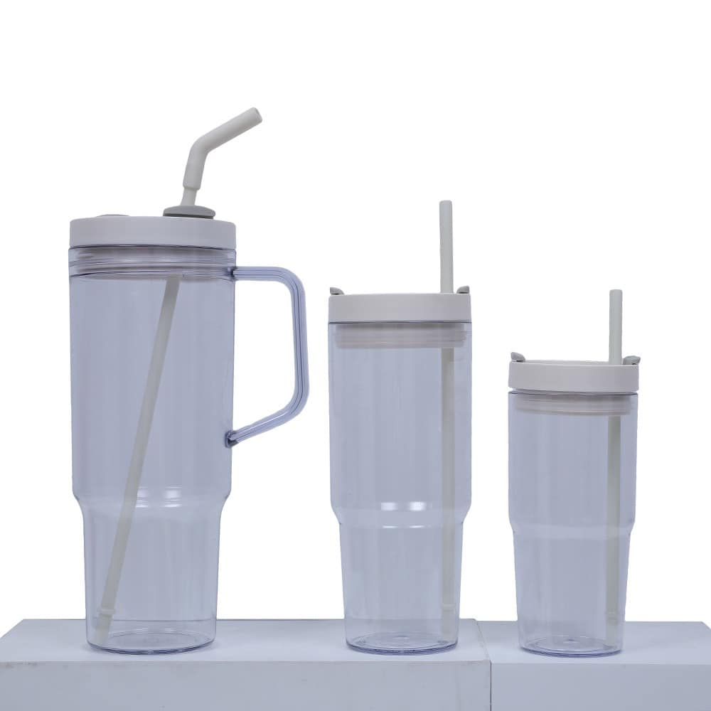 40oz 26oz 15oz Three Size Per Set 24 sets/case Plastic Cups_GGblanks