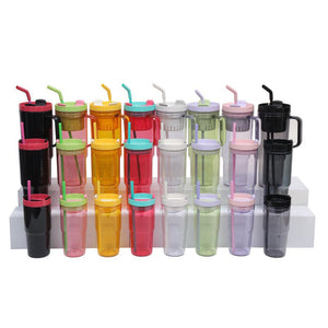 40oz 26oz 15oz Three Size Per Set 24 sets/case Plastic Cups_GGblanks
