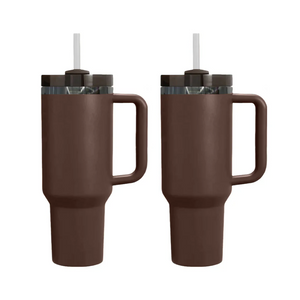 20 Pack 40oz Chocolate Brown Onyx Black Mirror Qencher Tumblers_GGblanks