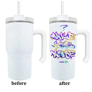 20oz USA RTS White/Matte Macaron Student tumblers Kids Tumblers for Sublimation_GGblanks