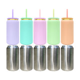 25 Pack USA 16oz Pudding Stainless Steel Cans Gold Plated Purple Blue Pink Green Orange Soda Cans_GGblanks