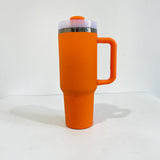 20 Pack 40oz Black Underneath Black Plated Black/Red/Pink/Blue/Light Pink/White/Yellow/Orange Tumblers for Laser Engraving_GGblanks