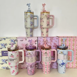 40oz Wicked Elphaba and Pink Gold Tumblers 20pcs Stainless Steel Quencher Tumblers_GGblanks