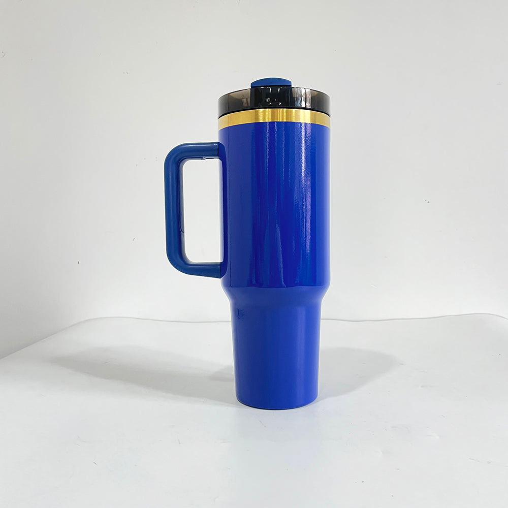 China RTS_30oz 40oz H2.0 Deco-Collection-style powder coating Gold & Copper plated Tumblers 25pcs 30GLODCOPPERB_GGblanks