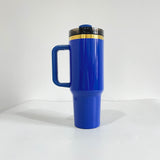 China RTS_30oz 40oz H2.0 Deco-Collection-style powder coating Gold & Copper plated Tumblers 25pcs 30GLODCOPPERB_GGblanks